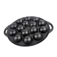 Cast Iron Aebleskiver Pan, 15 Holes